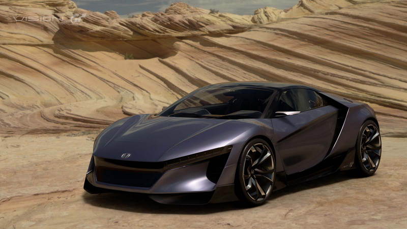 Illustration for article titled Honda's 'Baby NSX' Finally Shows Up As A Gran Turismo Car You Can't Own